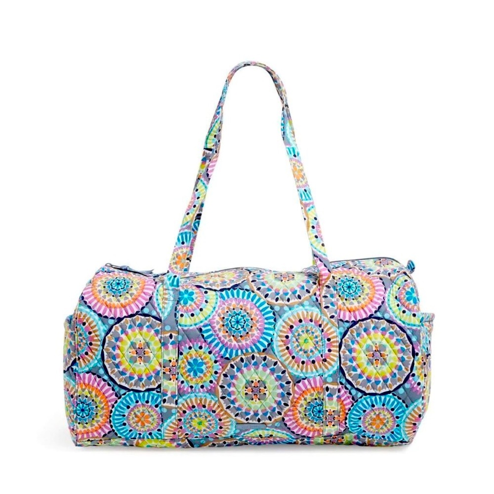 Vera Bradley NWOT ✨ Cotton XL Traveler
Duffel Bag in Sunny Medallion